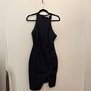 Elizabeth & James Bardot Dress in Denim Size 8